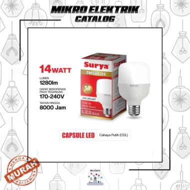 Lampu Capsule Led Surya 14 watt