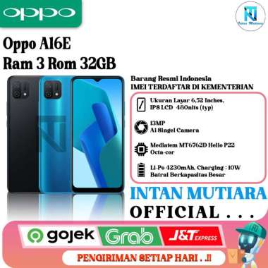 Oppo A16e Ram 3 Rom 32 Blue