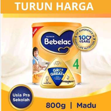 Promo Harga Bebelac 4 Susu Pertumbuhan Madu 800 gr - Blibli