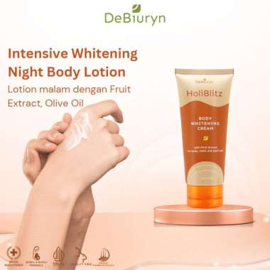 DeBiuryn Holiblitz Overnight Body Serum Brightening Moisturizer Night Cream 80gr