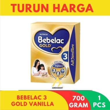 Promo Harga Bebelac 3 Gold Susu Pertumbuhan Vanilla 700 gr - Blibli