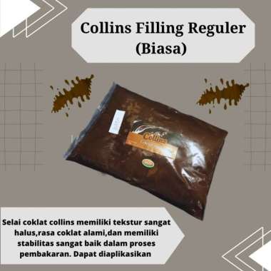 COLLINS FILLING COKLAT BIASA 5KG