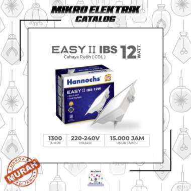Hannochs Downlight LED EASY II 12W IBS Cahaya Putih