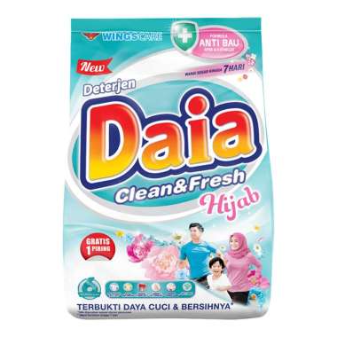 Promo Harga Daia Deterjen Bubuk Clean & Fresh Hijab 850 gr - Blibli