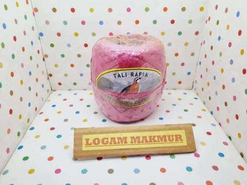 TALI PLASTIK RAFIA KECIL - CAP PUYUH ORIGINAL HITAM