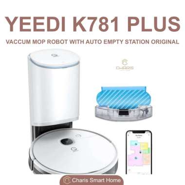 Yeedi K781 plus Vaccum MOP ROBOT dengan auto empty station