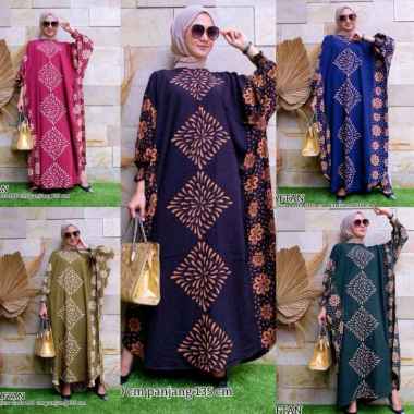 SNOEBEL BATIQUE DIJA PRINTING DRESS MUSLIM LONGDRESS KAFTAN CASUAL Multicolored