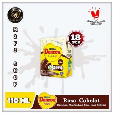 Promo Harga Dancow Fortigro UHT Cokelat 110 ml - Blibli