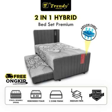 [KHUSUS SBY & SEKITARNYA] Trendy Ventura 2in1 Hybrid - Kasur 2in1 Set 120 x 200