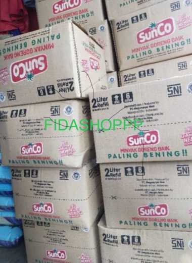 minyak goreng sunco 2 liter 1 dus
