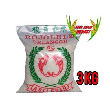 BERAS ROJOLELE DELANGGU ASLI SOLO 3KG MURAH
