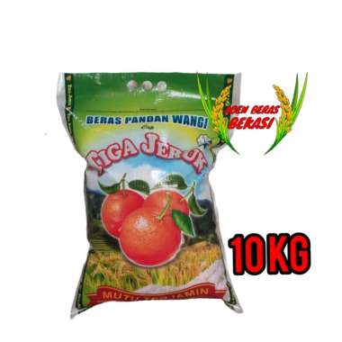 BERAS SAIGON CAP TIGA JERUK 10KG MURAH
