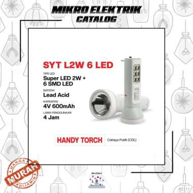 Senter Cas Surya SYT L2W 6LED