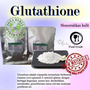 Glutathione Powder Murni Gluta Bubuk Untuk Kapsul 1 gram Gluta Food Grade