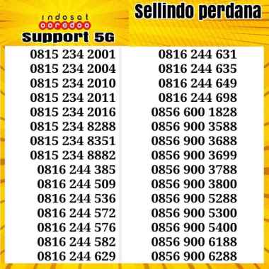 Nomor cantik indosat Im3 Ooredoo I