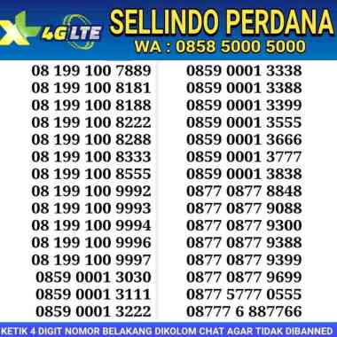 Nomor cantik xl axiata Nomor perdana cantik