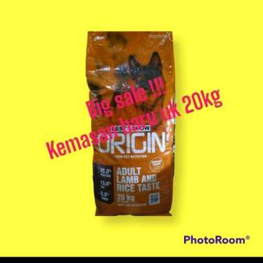 dog food origin lamb super premium 18kg khusus ekspedisi