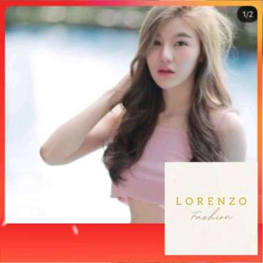 Tank Top Wanita Baby Doll Tank Top Crop Top Sexy Crop Top Wanita Pink