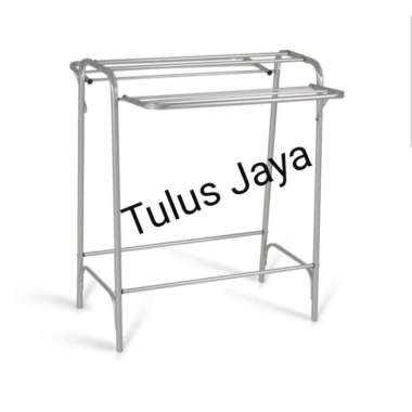 Jemuran rak pakaian baju handuk lipat alumunium Jemuran Kecil