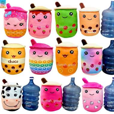 OEM Boneka Boba Bubble Brown Sugar Ukuran JUMBO New Model BOBA COW JUMBO
