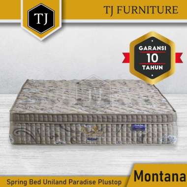 Uniland Paradise Plushtop Montana / Kasur Springbed - Hanya Kasur / Matras Only 140 x 200