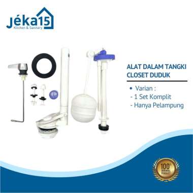 Alat Dalam Tangki Closet Duduk | Sparepart Closet Flush Samping Paket 1 Set
