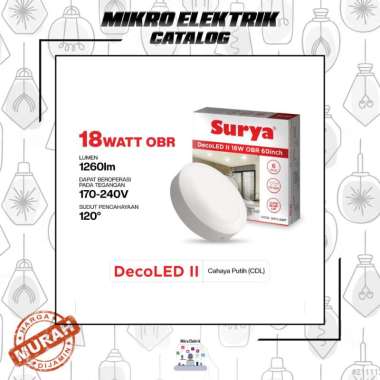 Led Panel Surya OBR 18W / Downlight LED surya OBR 18watt
