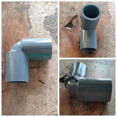 Sambungan Pipa Pvc Knee Keni Elbow 3/4" Inch Rucika Aw