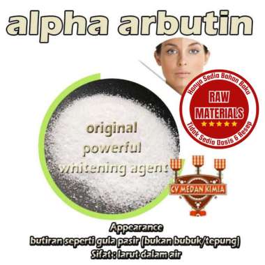 SALE Bubuk Mencerahkan Alpha Arbutin Powder Bubuk 1 gram Whitenning Agent Bubuk original