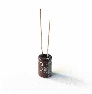 Kapasitor Elco 4,7uf - 250v 4,7uf250v 4,7uf/250v Capacitor