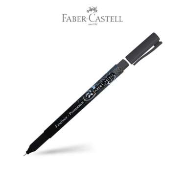 Faber Castell Fineliner Permanent Ink Blue