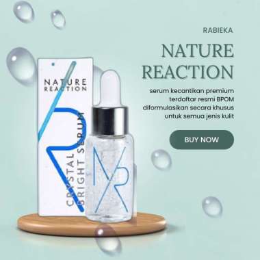 NR Serum Wajah Glowing Nature Reaction Crystal Bright Serum BPOM ORIGINAL Face Serum Bright Serum