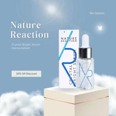 100% Original Serum Natural Reaction Crystal - Serum Nr Serum Nr Serum Wajah Serum Nr Cristal Nature