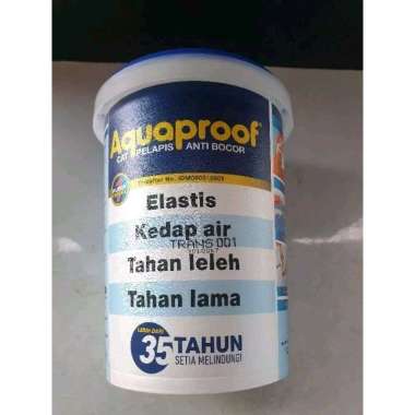 Aquaproof Pelapis Anti Bocor Waterproofing 1 Kg Warna Bening