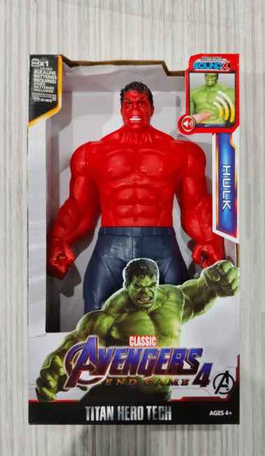 Avengers End Game RED HULK Titan Hero Tech Mainan Anak Action Figure