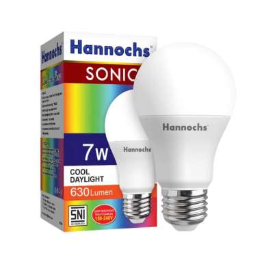 Bola Lampu Led Hannochs Sonic 7 Watt Bohlam Hannochs Led Sonic 7 W