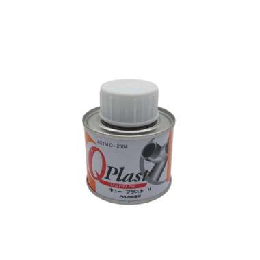 Lem Pipa PVC Qplas Lem Pipa Air Kaleng 100 gram