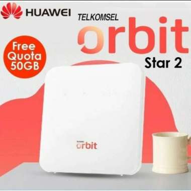 Wifi Router Modem Mifi 4G Huawei B312 Orbit Free Telkomsel 50Gb