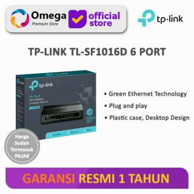 TP-Link SF1016D 10/100mbps Switch Hub 16 port
