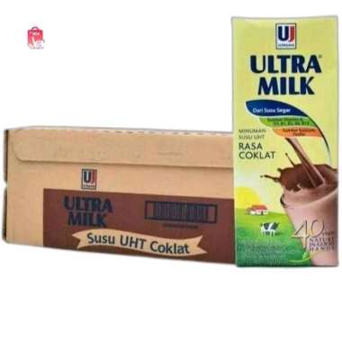 Ultra Milk Susu Uht Coklat 200ml 1dus