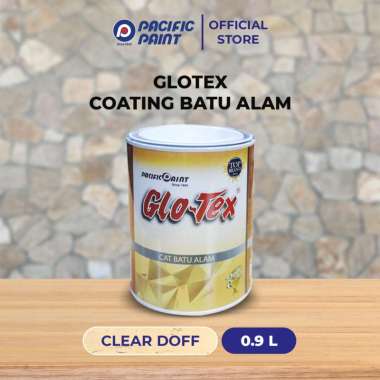 Glotex Coating Batu Alam-Cat Permukaan Batu Alam-CLEAR DOFF-0.9liter CLEAR DOFF