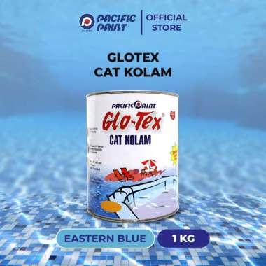 Glotex Cat Kolam-Cat khusus permukaan waterproof- EASTERN BLUE-1kg EASTERN BLUE