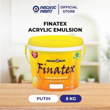 Finatex Acrylic Emulsion-Cat Dinding Interior- PUTIH-5kg PUTIH