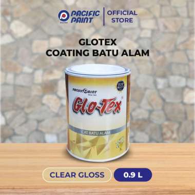 Glotex Coating Batu Alam-Cat Permukaan Batu Alam-CLEAR GLOSS-0.9liter CLEAR GLOSS