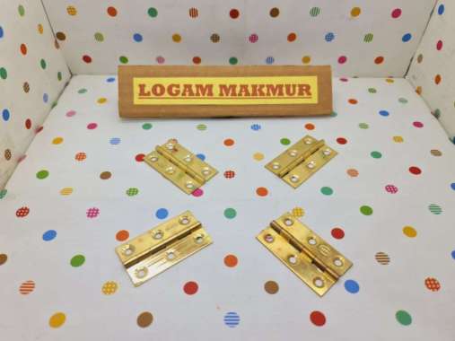 ENGSEL LEMARI JENDELA 5CM - KUNINGAN ASLI