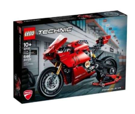 Lego Technic 42107 Ducati Panigale V4 R / mainan anak motor balap
