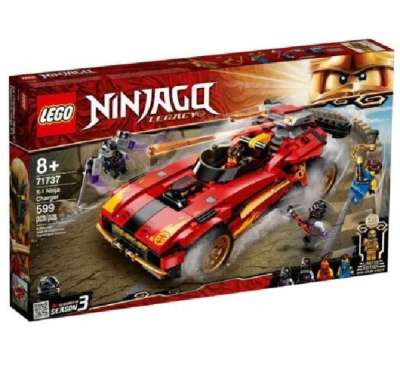 Lego Ninjago 71737 X-1 Ninja Charger / mainan anak mobil dan motor