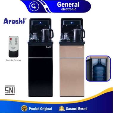 Dispenser Arashi AMD 02B - Galon Bawah - Fitur Dingin Es Dan Panas AMD 01 (HITAM)