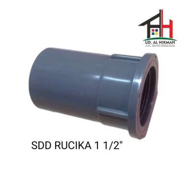 Sok Drat Dalam PVC 1 1/2 INCH / SDD Sock Drat Dalam 1 1/2" RUCIKA