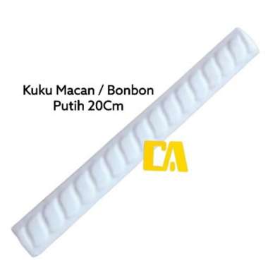 KUKU MACAN / BON-BON / LIS KERAMIK 20CM PUTIH / WHITE
